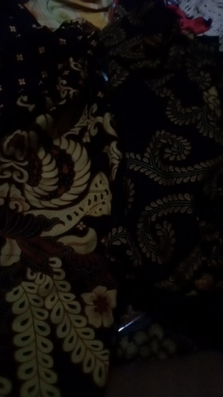 Batik Couple Keluarga Sania Ruffle Ori Ndoro Jowi Dnt Pari Ngadek Emas