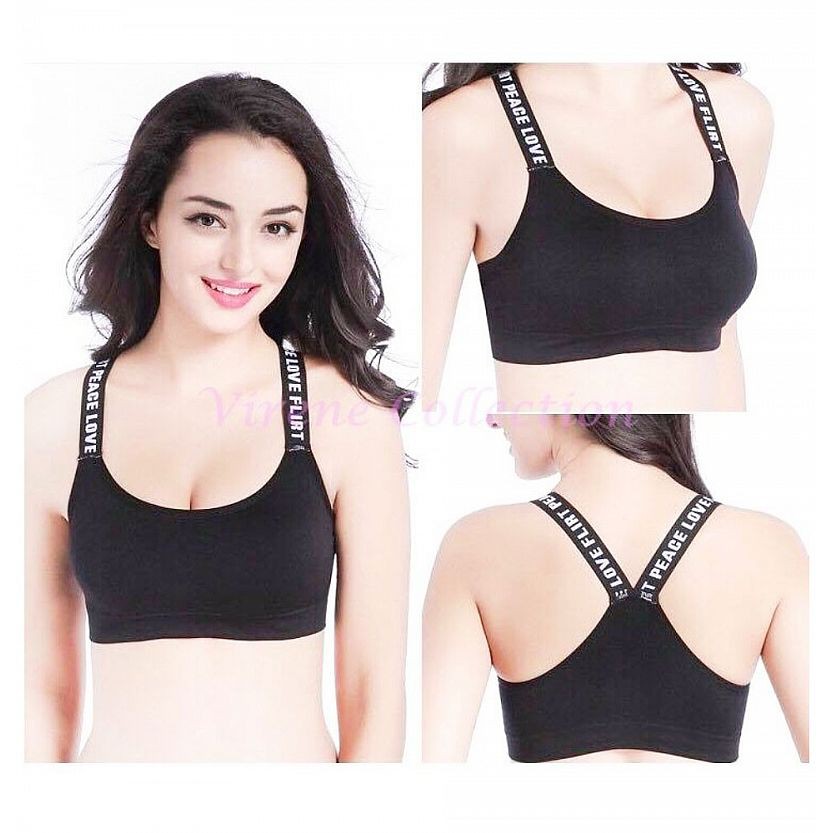 SPORT BRA WANITA GYM FITNESS SENAM ZUMBA YOGA OLAHRAGA IMPORT / BRA SPORT IMPORT