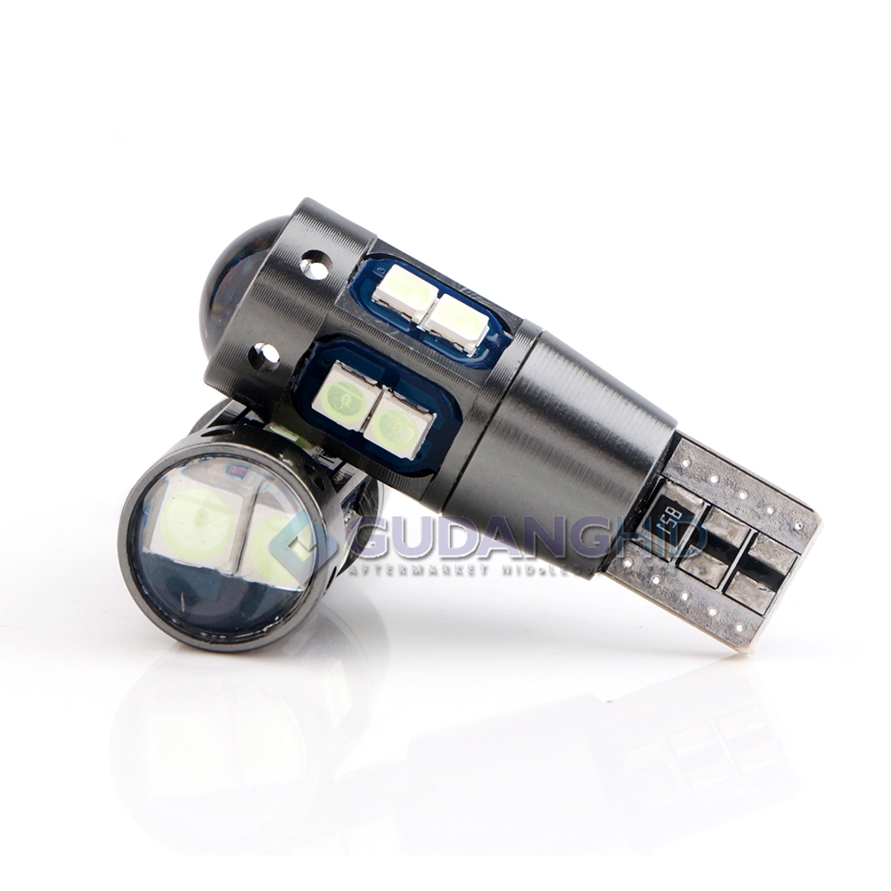 Spextrum LED Lampu Senja T10 3030 10 Mata CANBUS 12V 2W SMD 3030 500LM