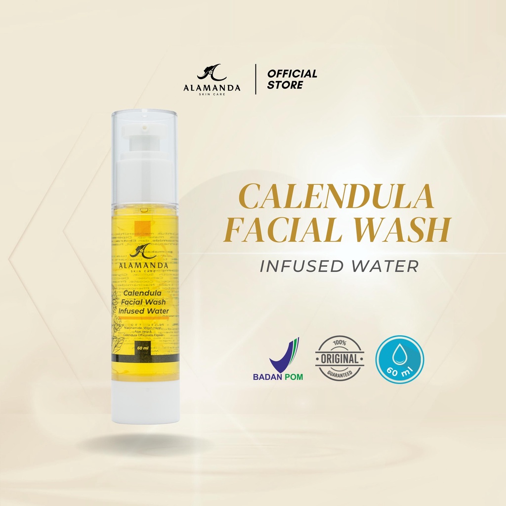 [ Calendula ] Facial Wash Infused Water Alamanda Skincare