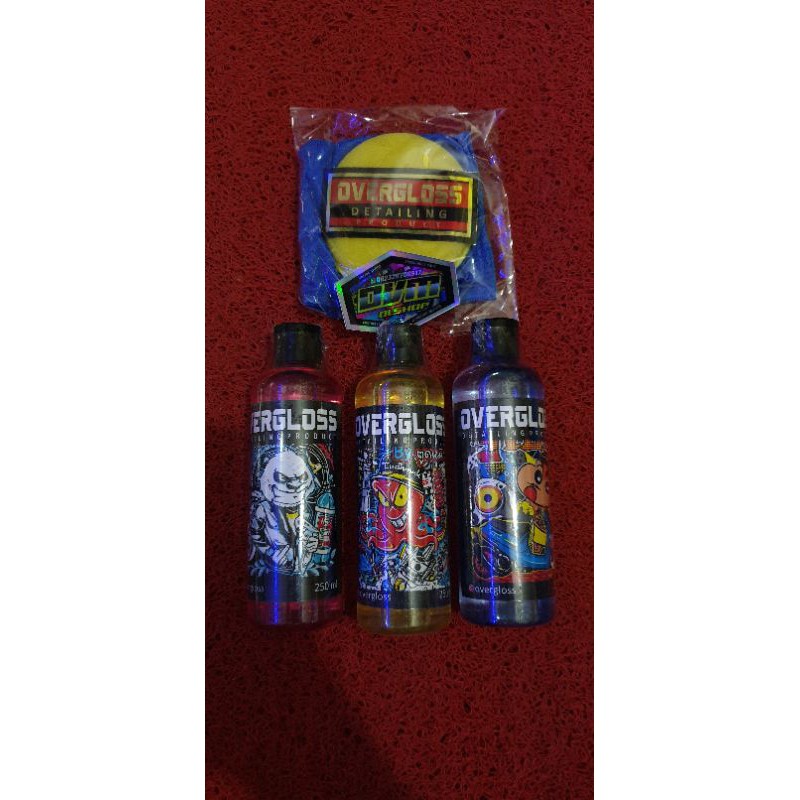 overgloss pengkilap body motor kasar dan halus