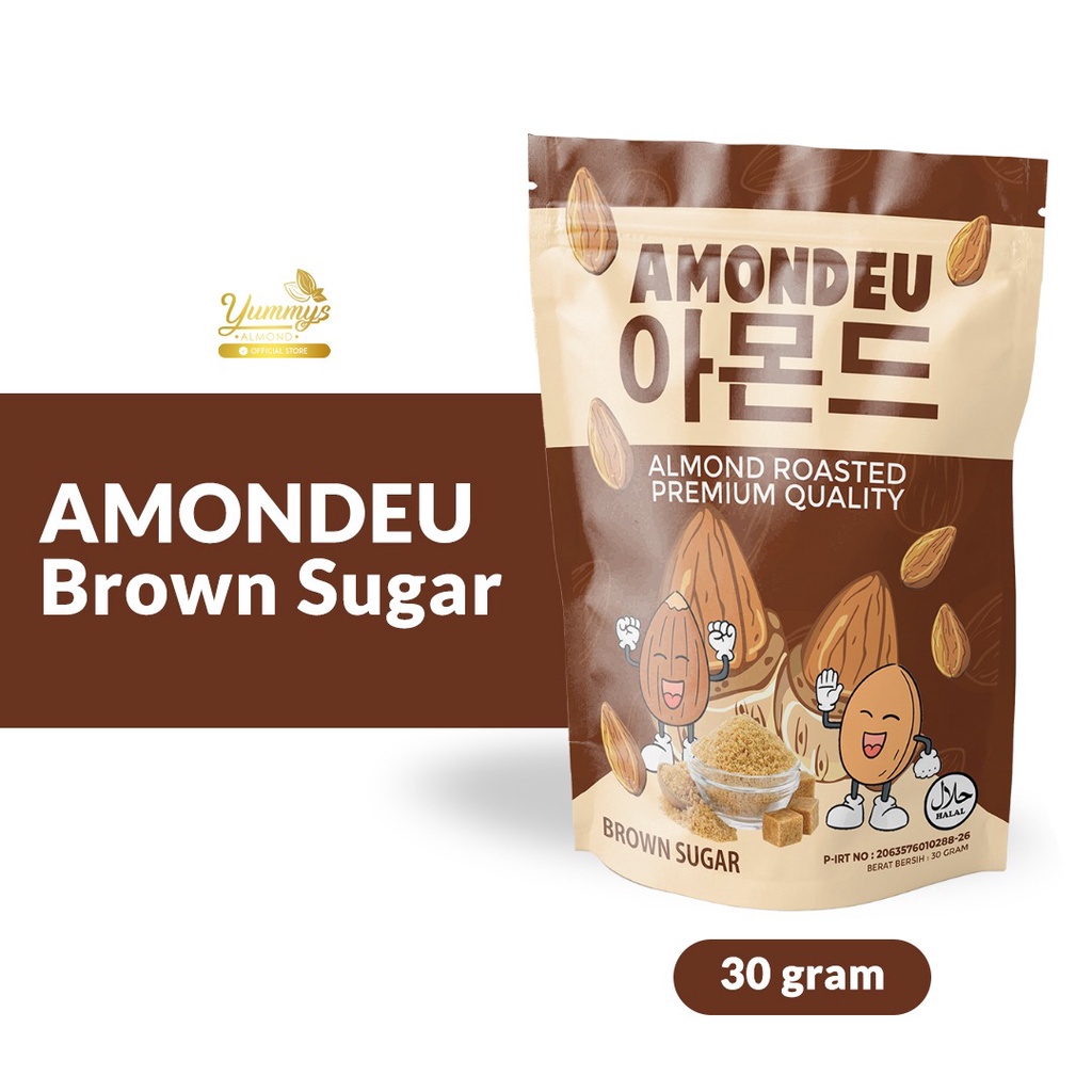 AMONDEU KOREAN ALMOND ROASTED 30gr