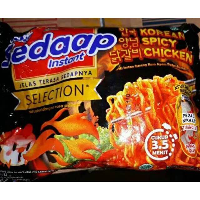 Sedaap Mie Korean Spicy Chicken 87gr | Shopee Indonesia