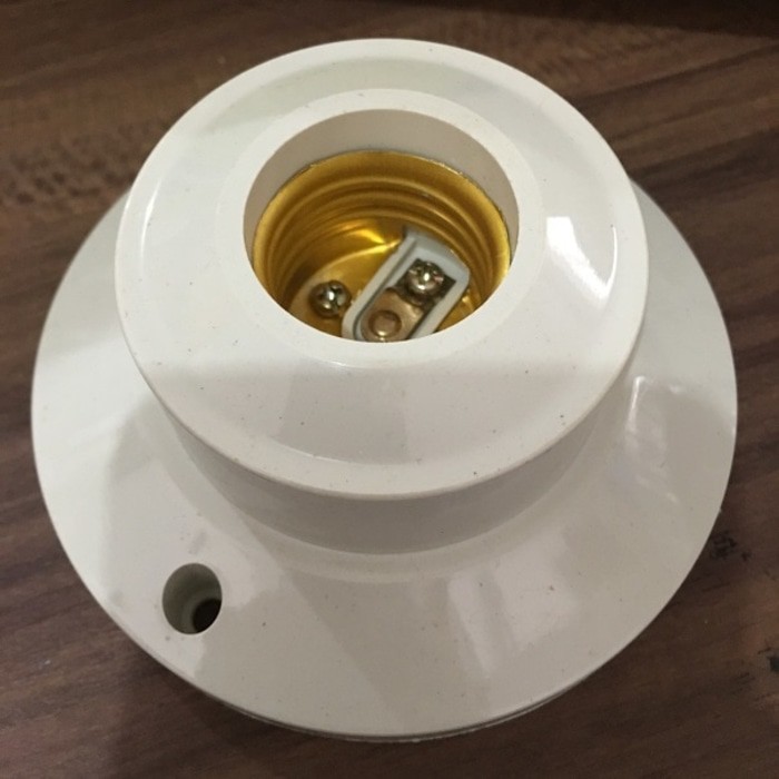 Fiting Plafon Bulat Besar Murah merk SOK 03 FPB Fiting Tempel