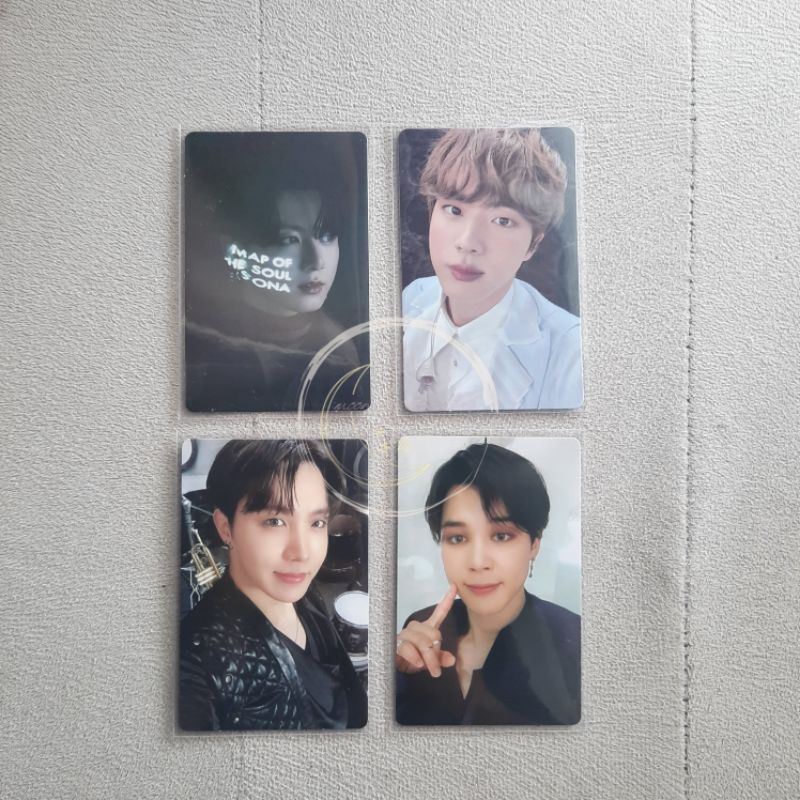 [BOOKED] Photocard PC MCB Jimin clue + holo Jungkook JK + PC DVD MOTS ONE Jin