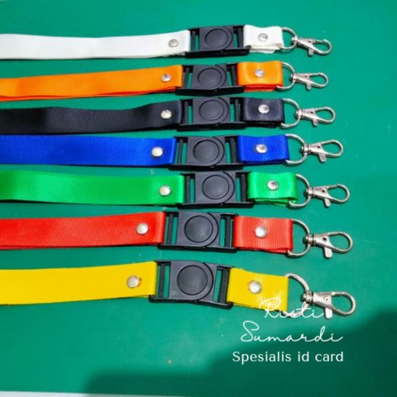 

TALI ID CARD POLOS 2CM/TALI LANYARD/GANTUNGAN ID CARD(bisa COD)