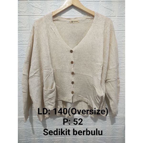 Thrift Cardigan Rajut dan Atasan Wanita (Preloved) (008)-03