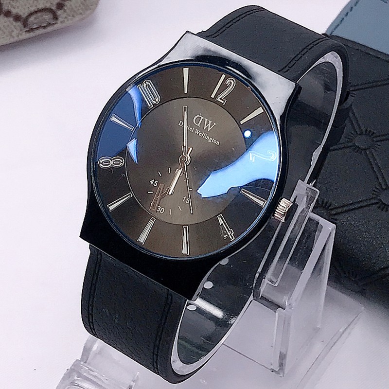 JAM TANGAN GENEVA FASHION WANITA LEATHER QUARTZ MODEL TALI RUBBER JAM TANGAN PRIA M11