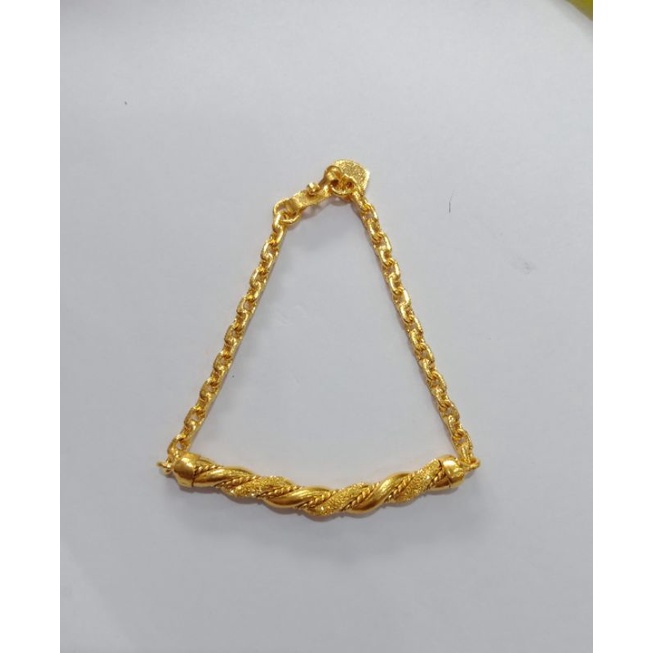 gelang ulir emas penang