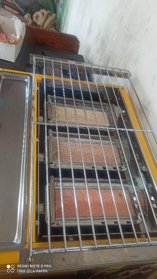 Kompor Panggang Sosis Gas Roaster 3 Tungku Omicko Promo Harga