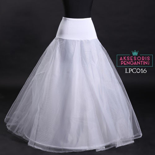 [PRODUK FAVORIT] PETIKUT WEDDING PETTICOAT ROK DALAMAN PENGEMBANG GAUN PREMIUM LPC016