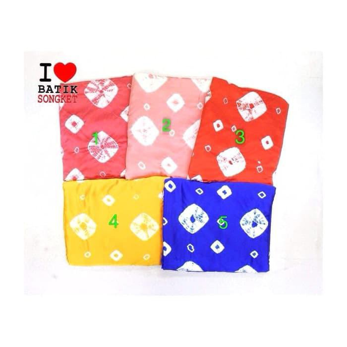 Terpopuler Batik Sutra Jumputan 2 Meter Bahan Kain Palembang Sasirangan