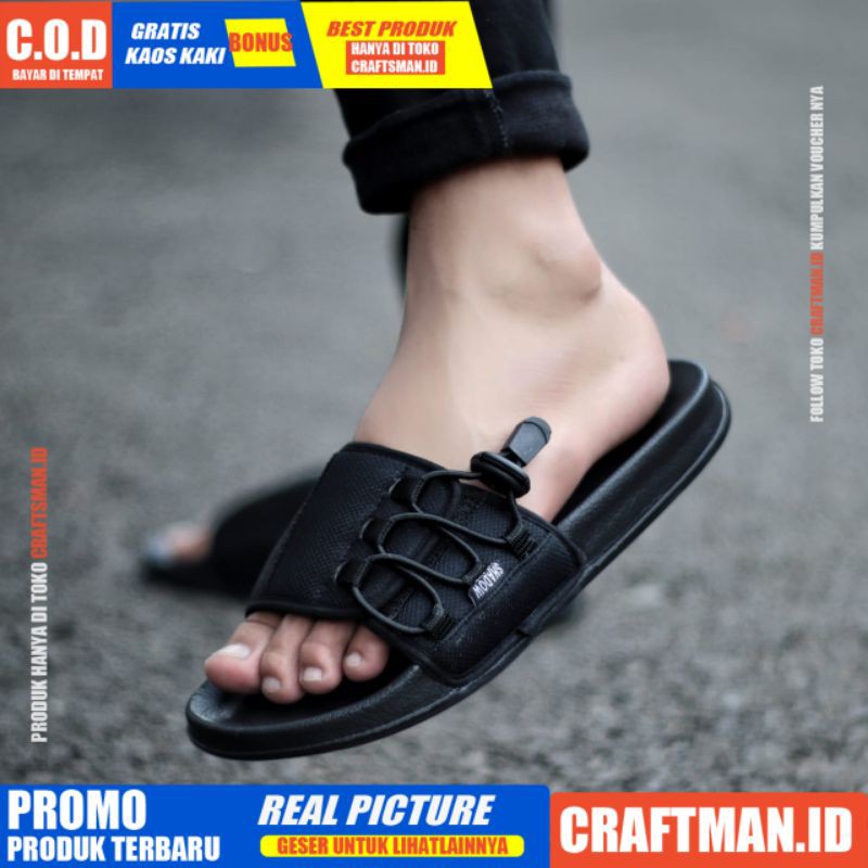 CRAFTS Sandal Slide Pria Sendal Pria Distro Kasual Terbaru