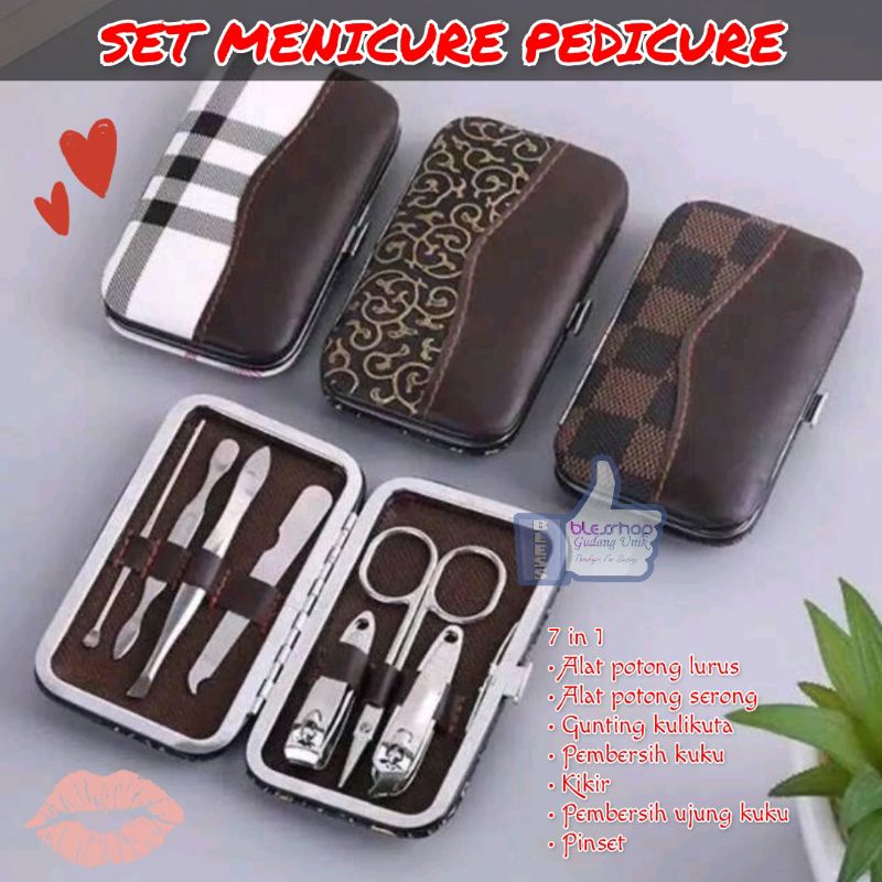 Gunting Kuku Set Menipedi Menicure Pedicure