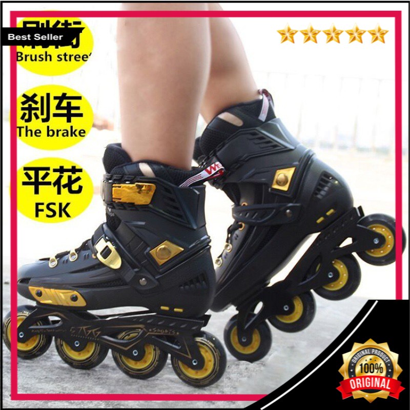 Mahasiswa Perguruan Tinggi Skating Dewasa Sepatu Inline Skate Sepatu Baris Tunggal Perempuan Pria Pr