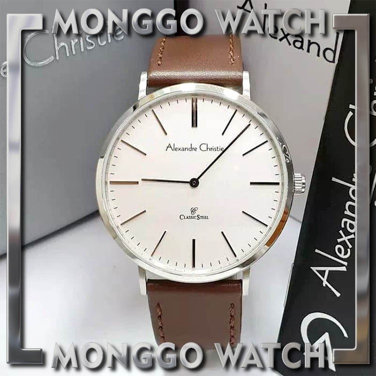 JAM PRIA ALEXANDRE CHRISTIE AC 8490 SLBR ORIGINAL BERGARANSI RESMI