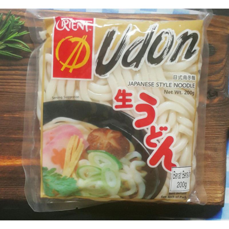 Orient Udon Basah Plain 200g | Mie Udon Tanpa Bumbu Bumbuk