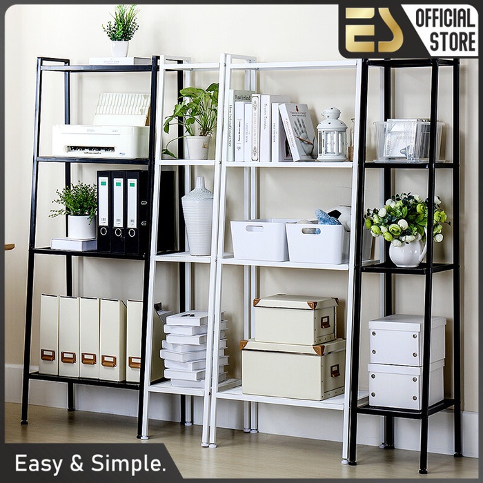 PROMO BISA COD RAK ES Rak Serbaguna Rak Susun Rak Buku Rak Tingkat Rak Ruang Tamu Susun - Hitam, Kec