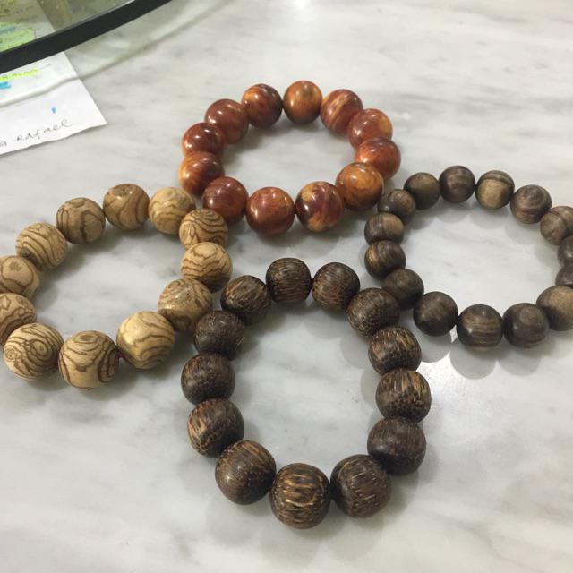 Gelang Kayu Kalimosodo Nusa Barong Ukuran 16 Mm Oleh Warung Antik Mart