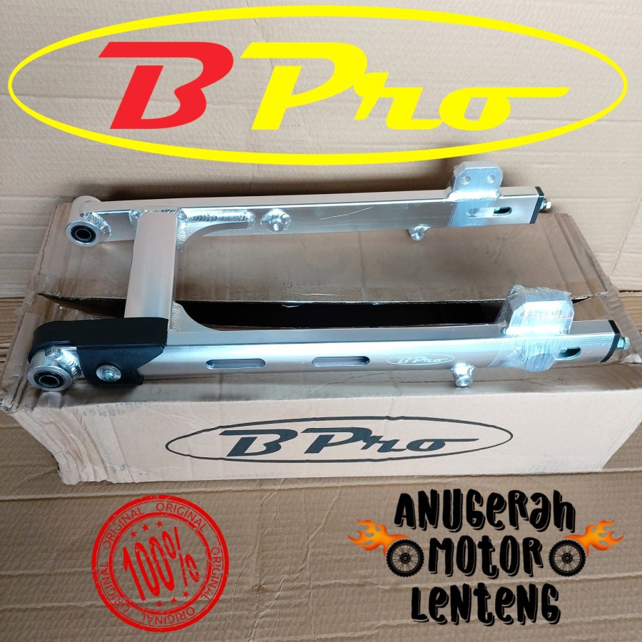 Swing Arm Lengan Ayun BPro Jupiter Kotak Lubang Silver