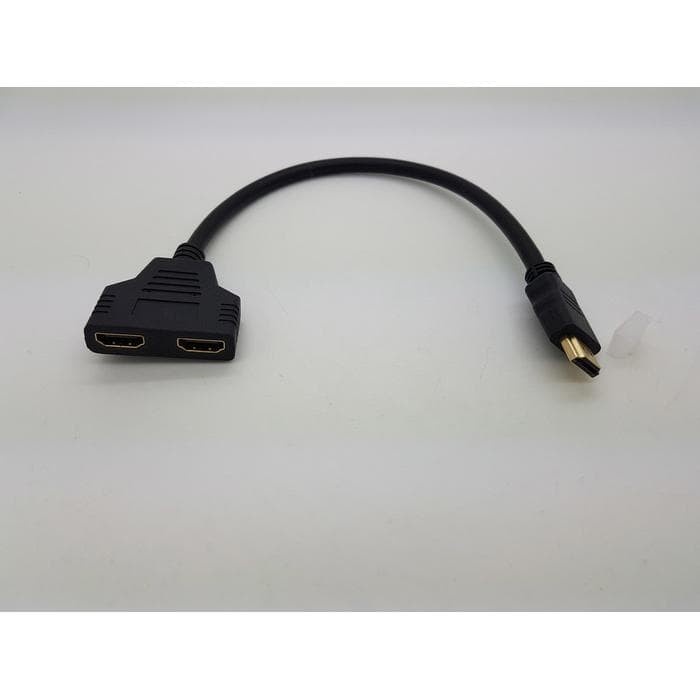 KABEL HDTV SPLITTER 2 PORT TANPA ADAPTOR / 1 INPUT KE 2 OUTPUT