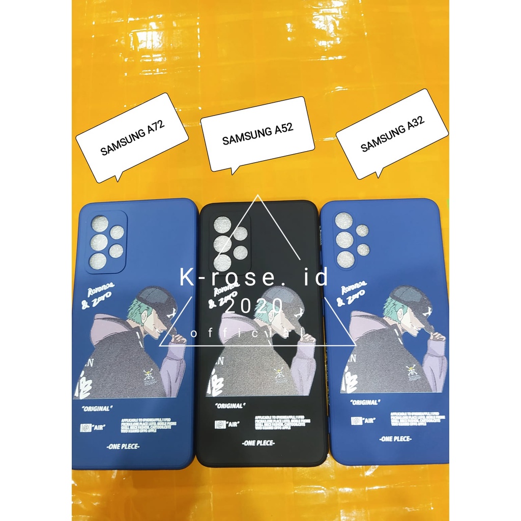 Samsung A32 A52 A72 Case One piece ZORO softcase gambar casing cowok protect camera