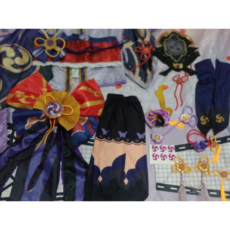 BAAL / Raiden Shogun - Genshin Impact Game Cosplay Costume Kostum