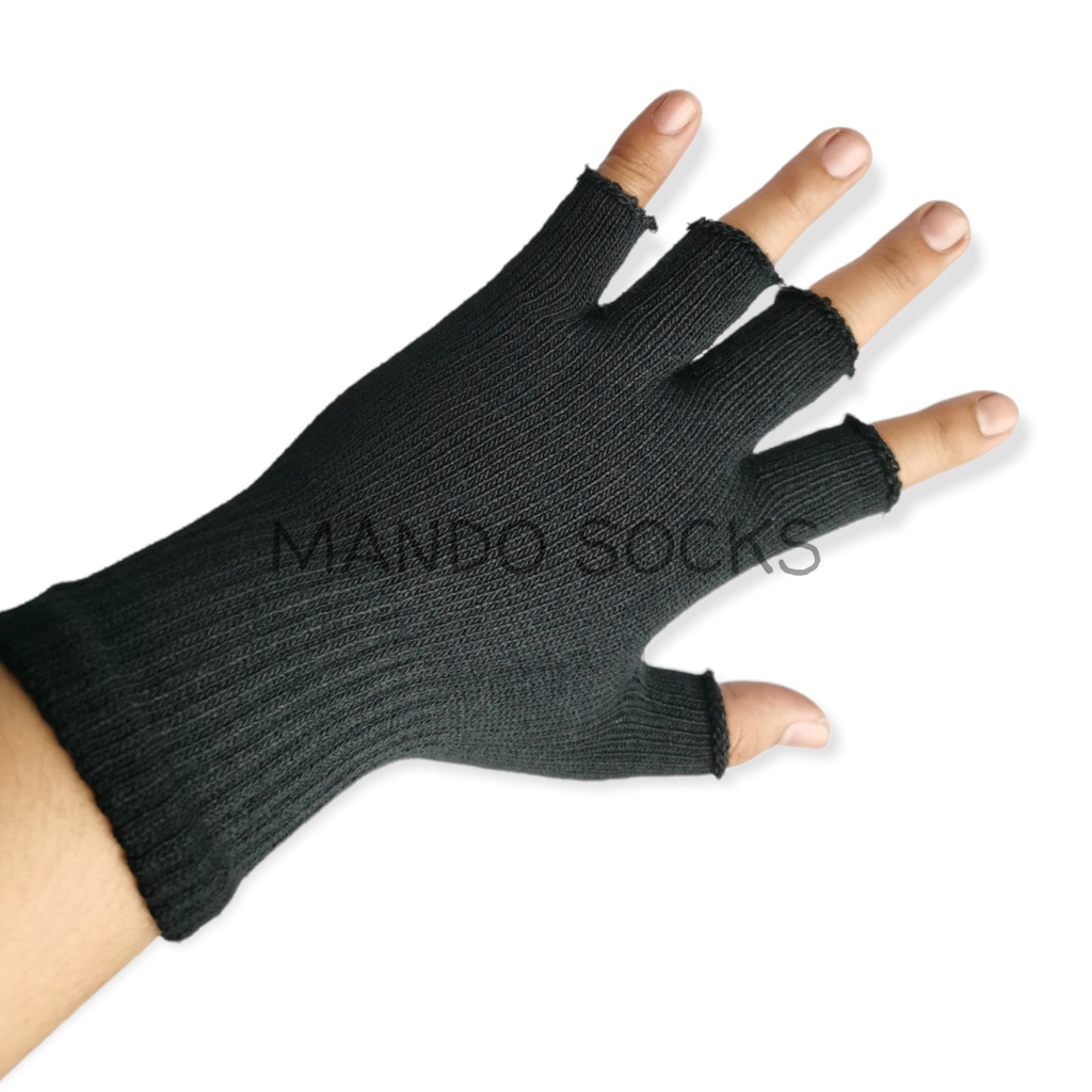Sarung tangan motor half finger, setengah jari