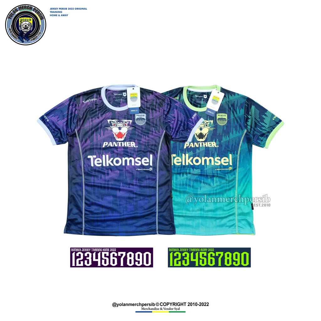 Jersey Persib 2022/2023 Original Training Number Custom