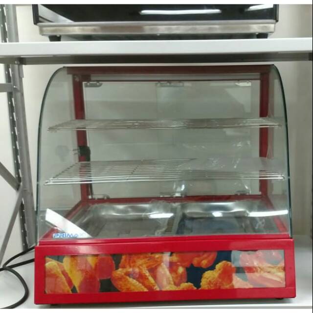 Showcase pemanas makanan
