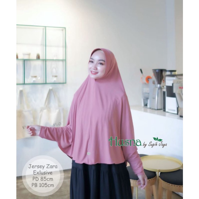 jilbab tangan jumbo ORI Husna