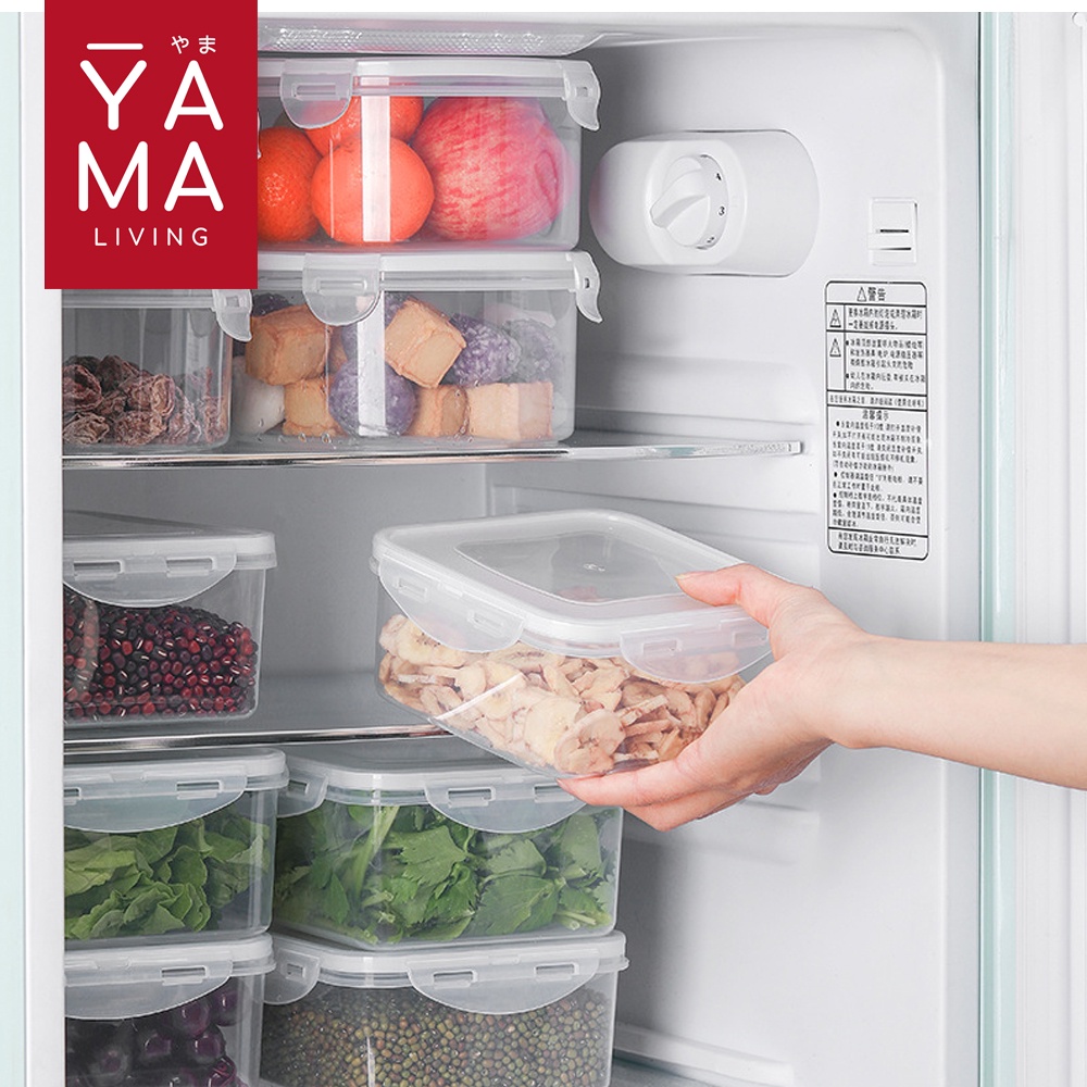 YAMA RAMI Food Container Kotak Makanan Plastik Transparan Bekal Makan Kulkas