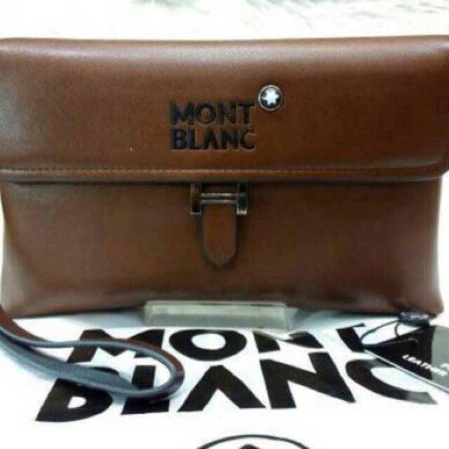 Tas tangan/handbag pria/wanita mewah elegant MONTBLANC