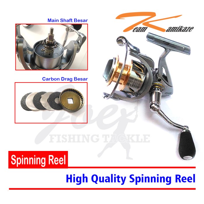 Team Kamikaze Elemento 3000 Spinning Reel - 9+1 Bearing