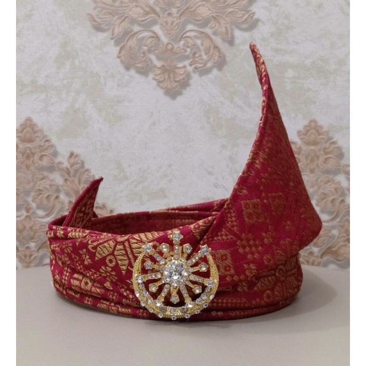 TANJAK MELAYU FULL BAHAN SONGKET PREMIUM IKAT PANGLIMA  MELAYU