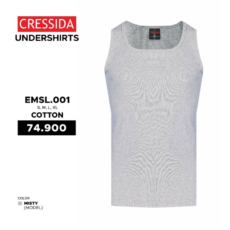 Undershirt / Singlet / Kaos Dalam Pria Cressida Original EMSL.001