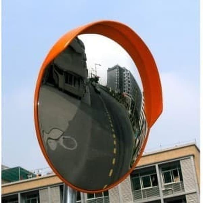 KACA CEMBUNG TIKUNGAN JALAN / CONVEX MIRROR OUTDOOR 18 CM / KACA CEMBUNG JALAN / CERMIN CEMBUNG