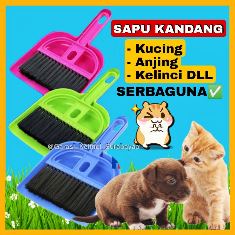 GPSS- Sapu Kandang Kucing Anjing Kelinci Sapu Mini Sapu Set Cikrak Mini Pembersih Kandang Serokan Pasir Kucing Serokan Kotoran Kucing Serokan Anjing Sapu Set Serok Mini Serok Kucing Sekop Kucing Sekop Kotoran Kucing