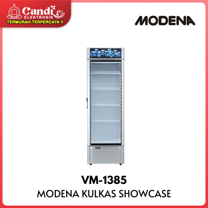 MODENA Kulkas Showcase 380 Liter VM-1385