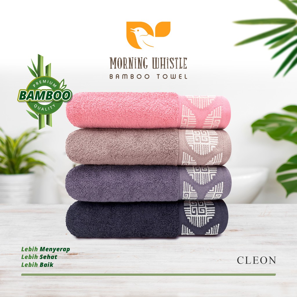 MWB Handuk Morning Whistle Bamboo Cleon Handuk Travel Mandi Dewasa 50 x 100 cm