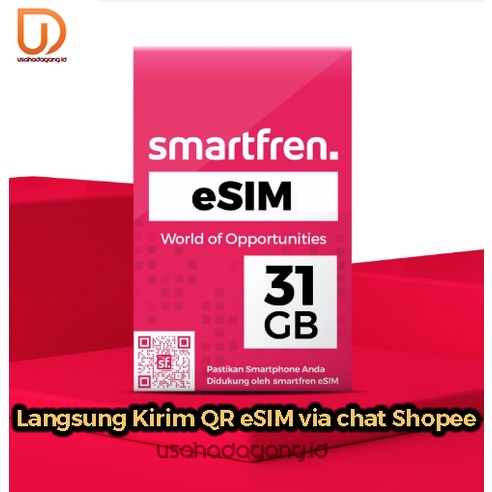 eSIM SMARTFREN GRATIS ONGKIR