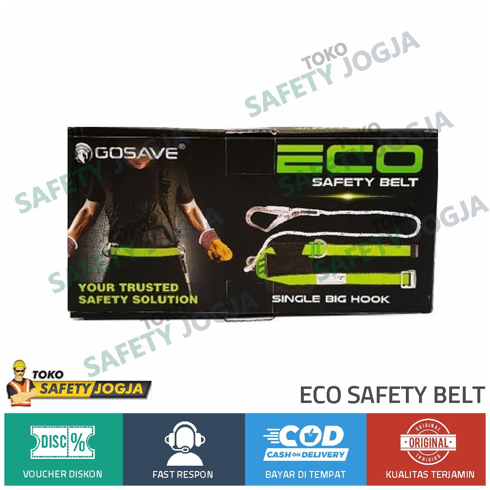 Sabuk Pengaman Proyek Panjat Tebing / Eco Belt Single Big Hook Safety