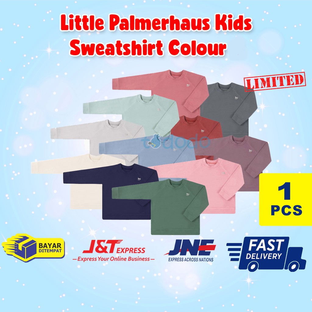 Jaket Bayi Sweater Anak 1-6 Tahun Little Palmerhaus Kids Sweatshirt Colour 2