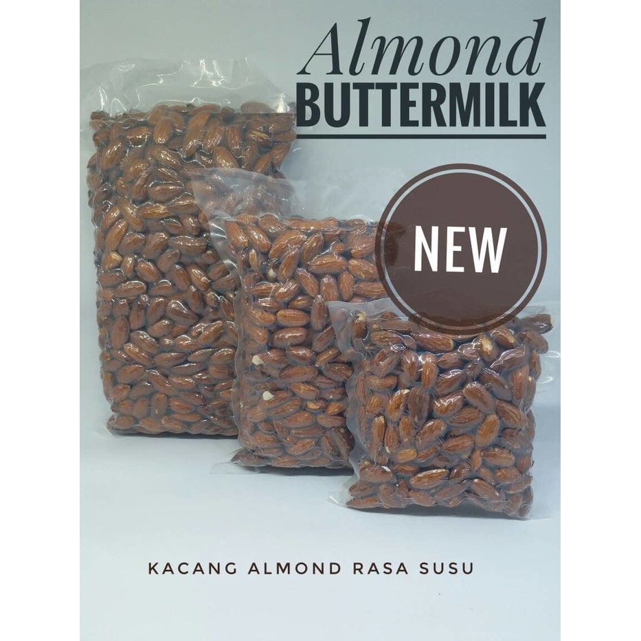 

Almond ButterMilk / Kacang Almond rasa Susu tanpa cangkang 250gr