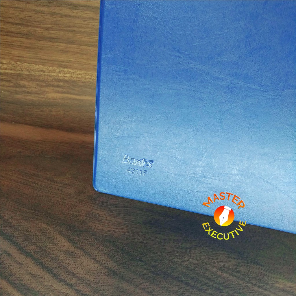 Bantex Clipboard with Cover - Papan Dada Kulit Sintetis Biru Navy 4211 01