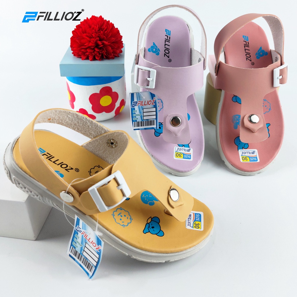 Sandal Anak Perempuan / Anak Cewek Japit Let Original Fillioz M24