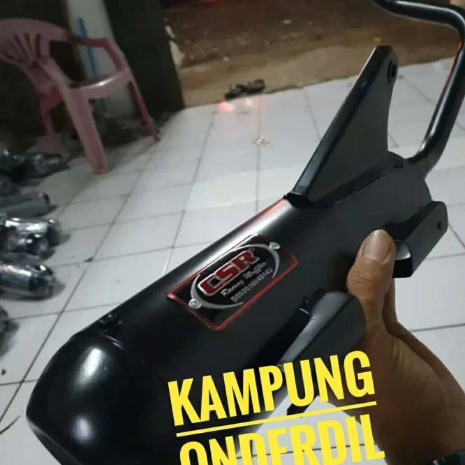 Jual Knalpot Racing Mber Csr Bobokan Motor Beat Fi/Karbu - Hitam, Honda Diskon