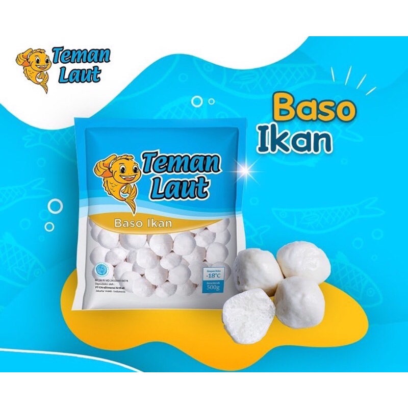 

TEMAN LAUT Bakso Ikan [500g] / Baso Ikan / Fish Ball