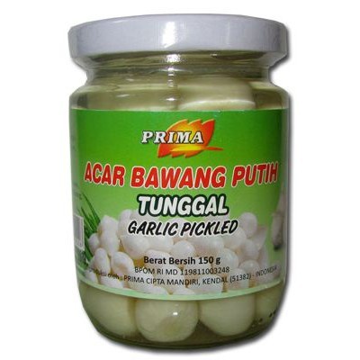 Jual Acar Bawang Putih Tunggal Prima Gr Solo Garlic Pickled Shopee Indonesia