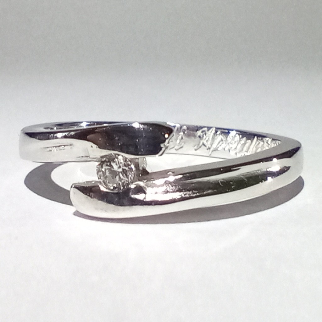 Garansi Silver Asli Bisa Pesan Model Cincin Kawin Perak Tunangan Nikah Gratis Ukir Tulis Nama Id118